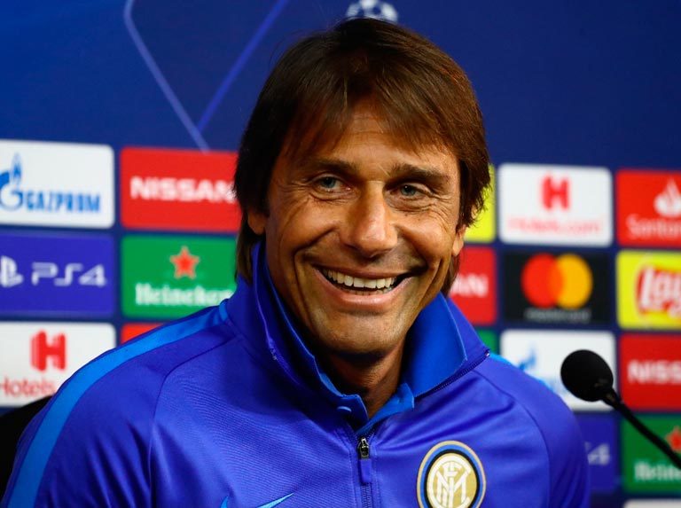Conte: No creo que el Barcelona esté contento por enfrentarse al Inter