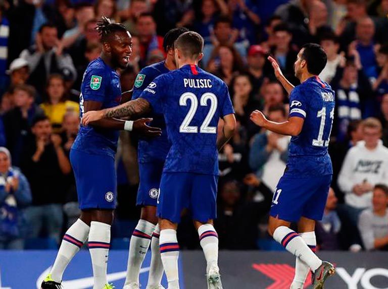 Chelsea no se complicó y goleó en la Copa de la Liga