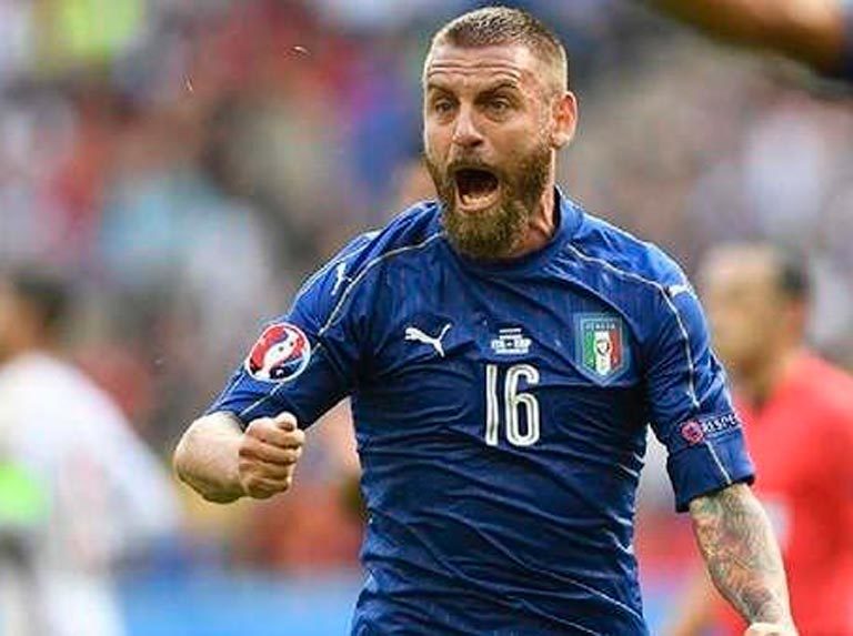 Daniele De Rossi fue convocado por Italia