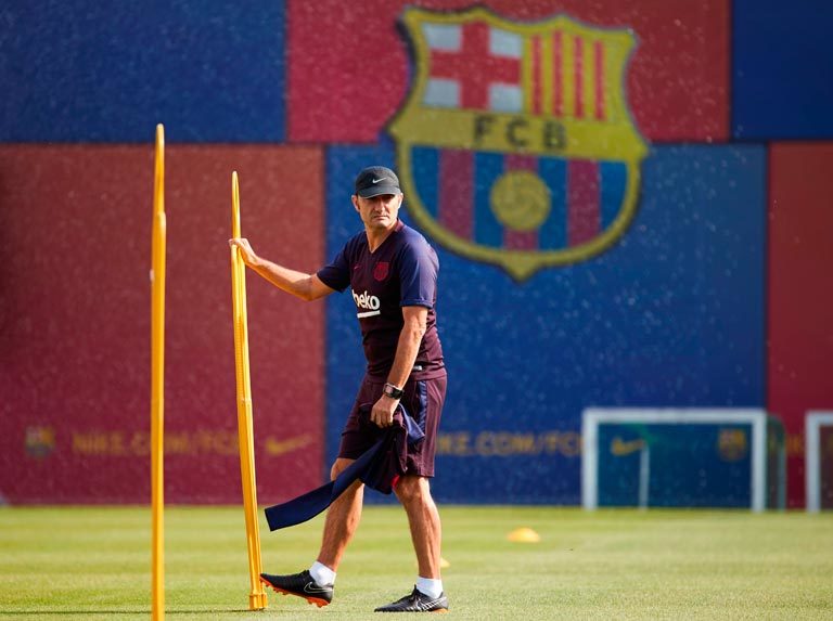 Valverde confía en tener a Dembelé frente al Inter