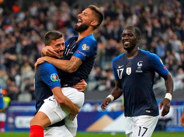 Francia goleó a Andorra  sin despeinarse