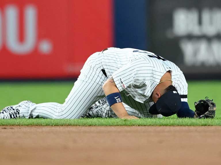 Lo de Gleyber fue solo un susto (+VIDEO)