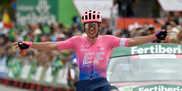 Sergio Higuita sorprendió en la 18° etapa de La Vuelta