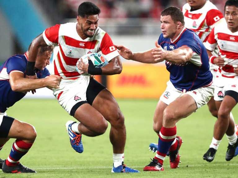 Japón debutó con victoria ante Rusia en Mundial de Rugby