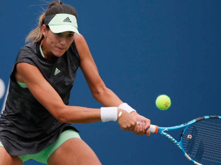 Garbiñe Muguruza cayó en las primeras de cambio