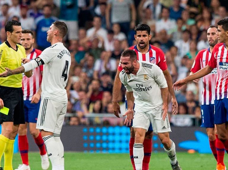 Atlético y Real Madrid empataron en un derbi de respeto
