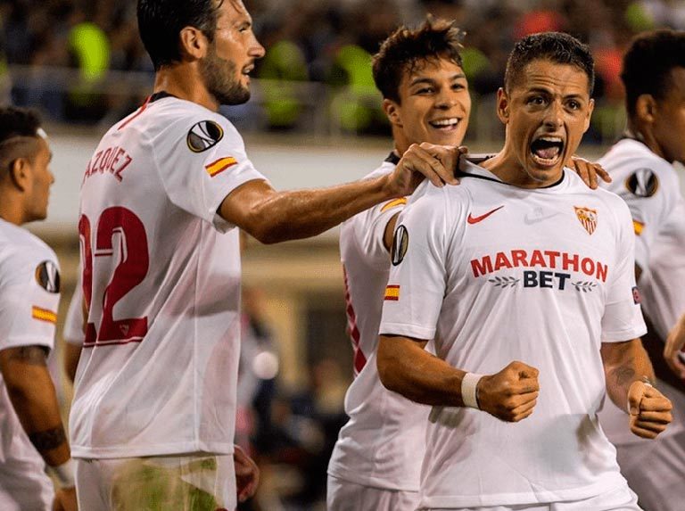 Sevilla triunfó en su debut de la Europa League