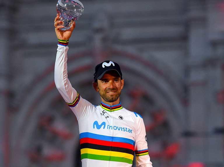 Valverde: Estoy alucinado con el segundo puesto de la Vuelta