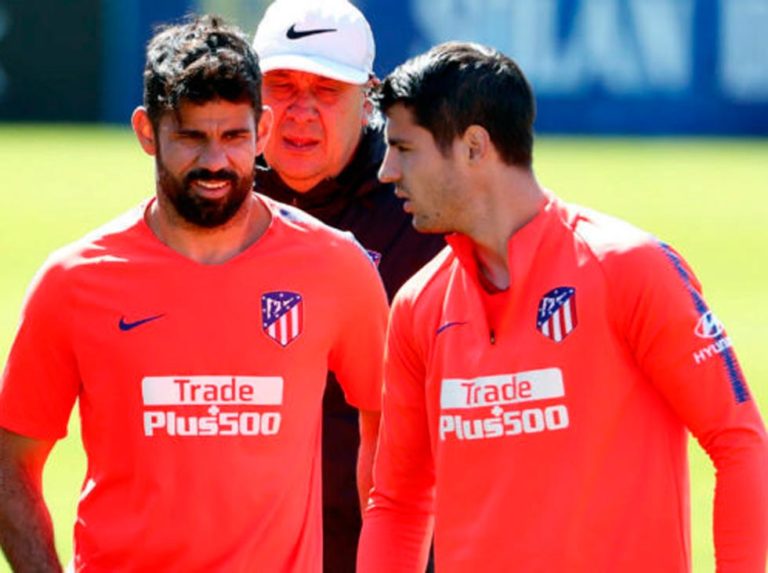Morata y Diego Costa vuelven a la delantera