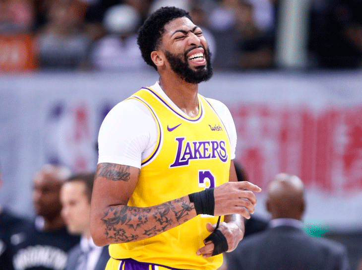 Los Lakers pierden a Anthony Davis