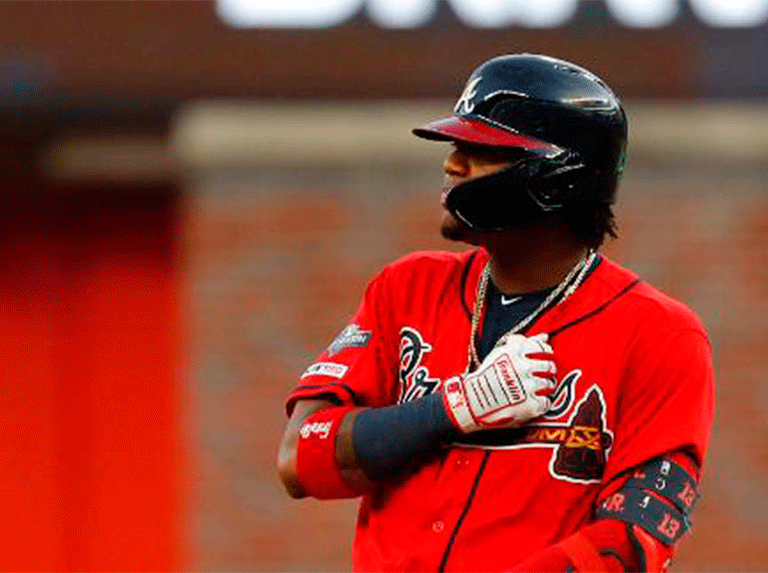 Ronald Acuña responde a confianza de los Bravos