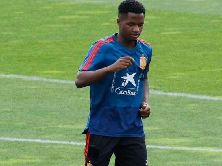 Ansu Fati: No esperaba ser convocado por España