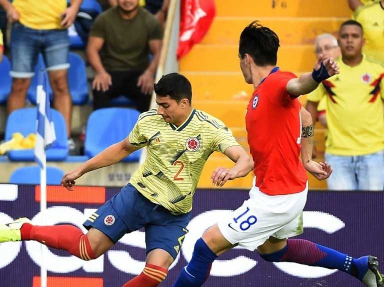 Colombia y Chile igualaron sin goles