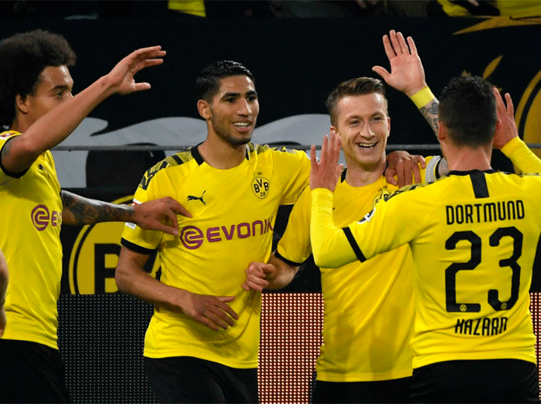 Marco Reus da triunfo al Dortmund ante el líder Gladbach