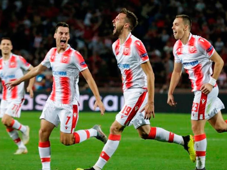Estrella Roja venció a Olympiacos