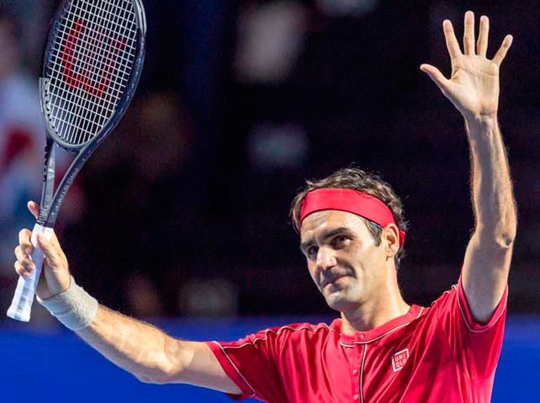 Roger Federer debutó con victoria en Basilea