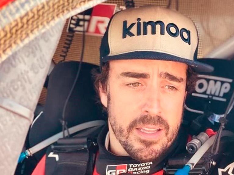 Fernando Alonso sufrió un accidente en Rally de Marruecos