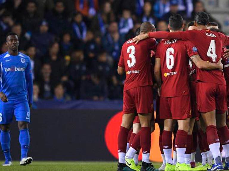 Liverpool goleó al Genk a domicilio