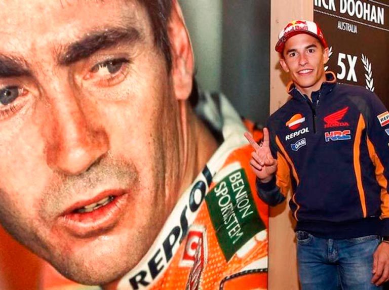 Marc Márquez quiere batir a Mick Doohan en Australia