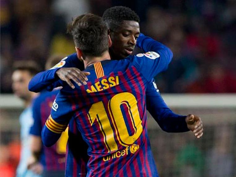Messi y Dembélé entraron en la convocatoria contra el Inter