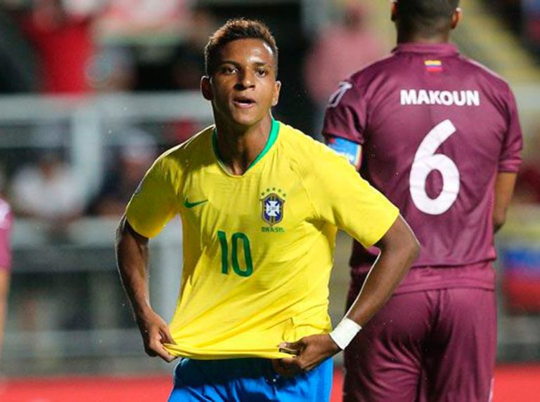 Rodrygo y Gabriel Martinelli las caras de Brasil para Tokio 2020