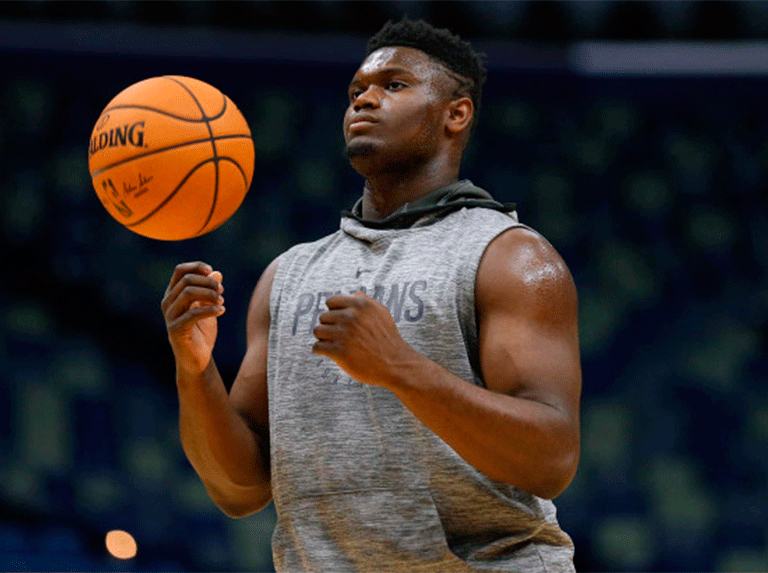 Zion Williamson pierde último juego de pretemporada por lesión