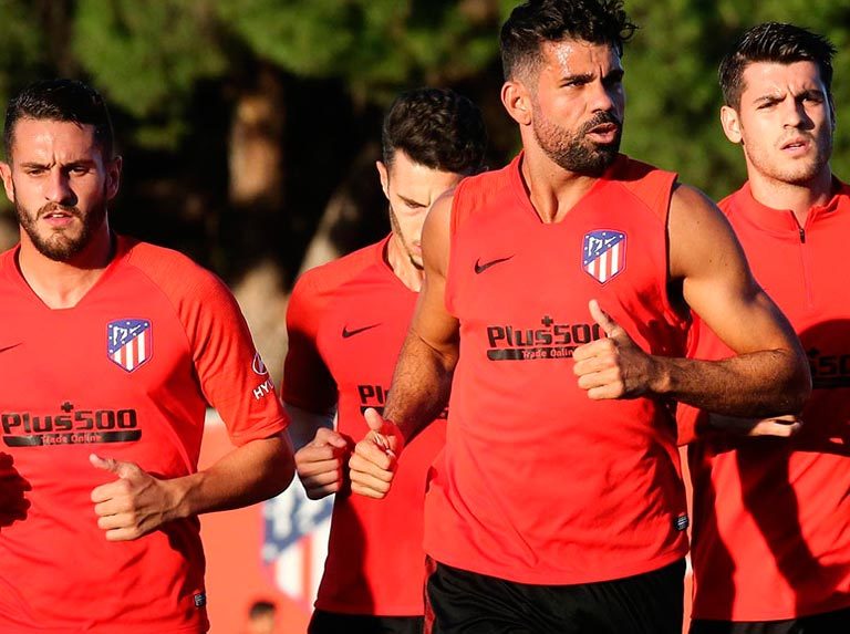 Atlético aprovecha el parón para buscar los caminos al gol