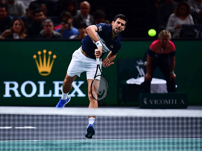 Djokovic busca titularse en Masters de París