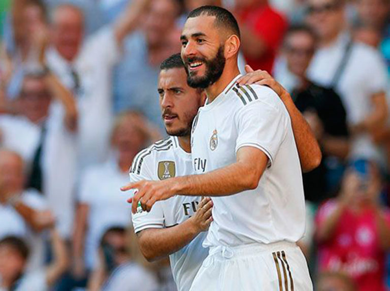 Hazard: Actualmente, Benzema es el mejor delantero del mundo