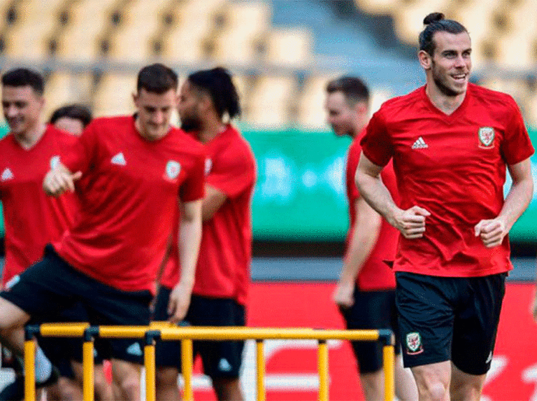 Gareth Bale dijo presente en los entrenamientos de Gales
