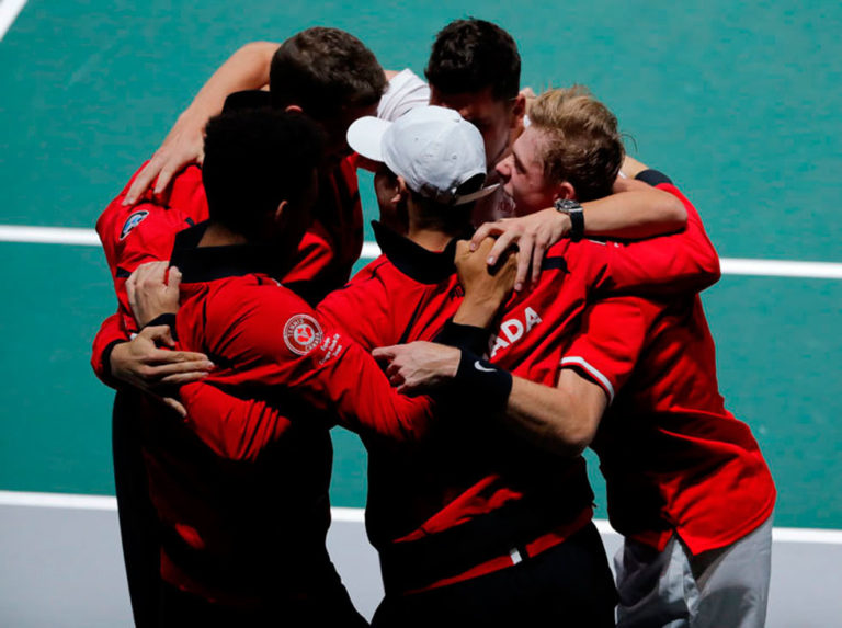 Canadá, primera clasificada para cuartos de final de Copa Davis