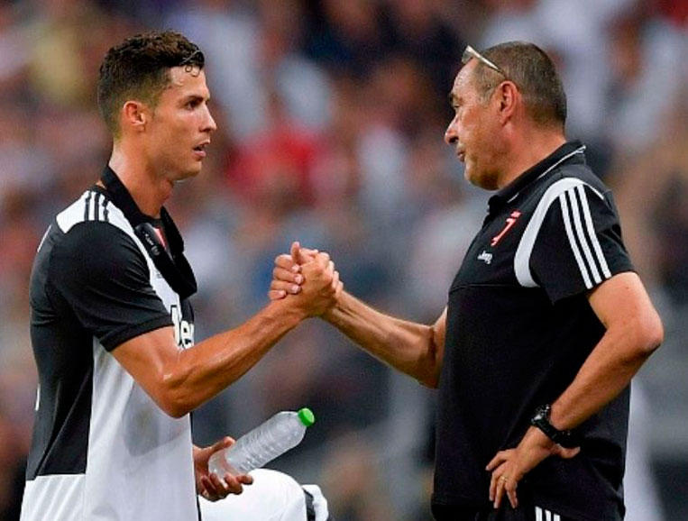 Sarri: Al 99 % Cristiano no jugará contra al Atalanta