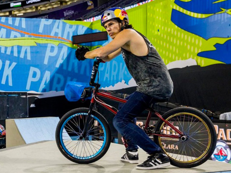 Daniel Dhers a la final del Mundial BMX en China