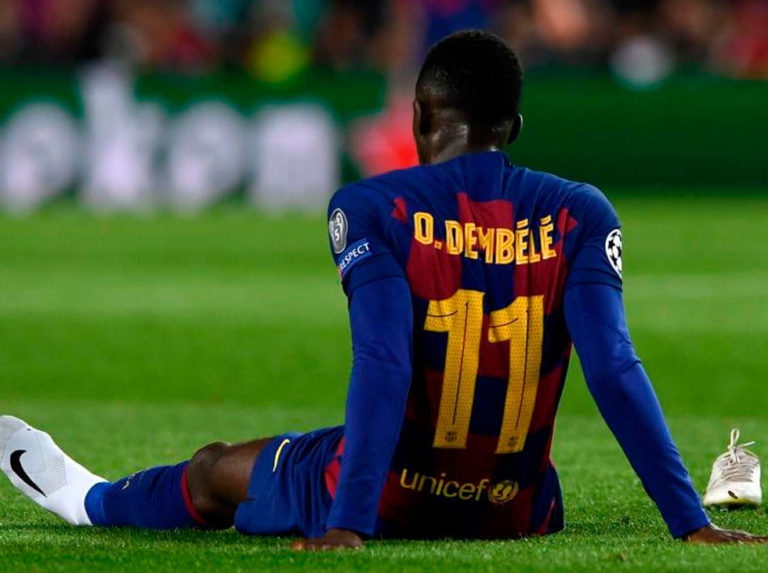 Dembélé iniciará mañana recuperación lesión en Catar y Barcelona