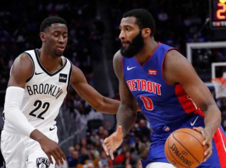 Drummond y los Piston dominaron a los Nets