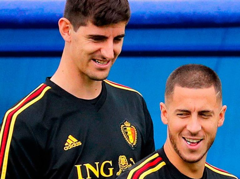Hazard y Courtois se unen a la convocatoria de Bélgica