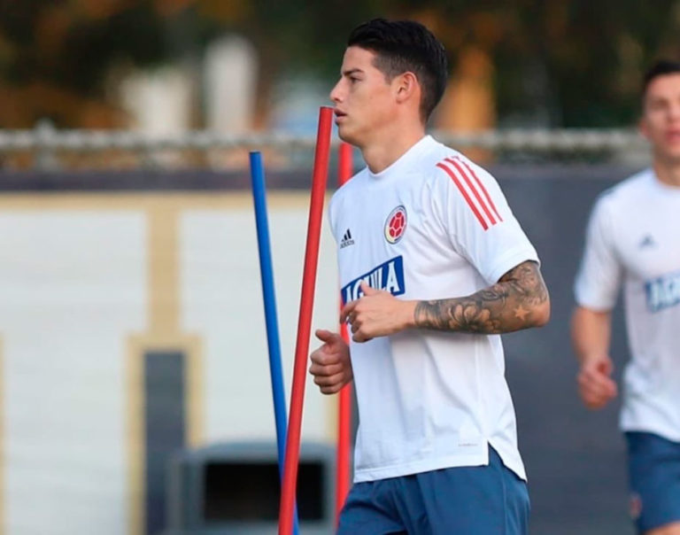 El regreso de James a Colombia centra la atención del amistoso con Perú