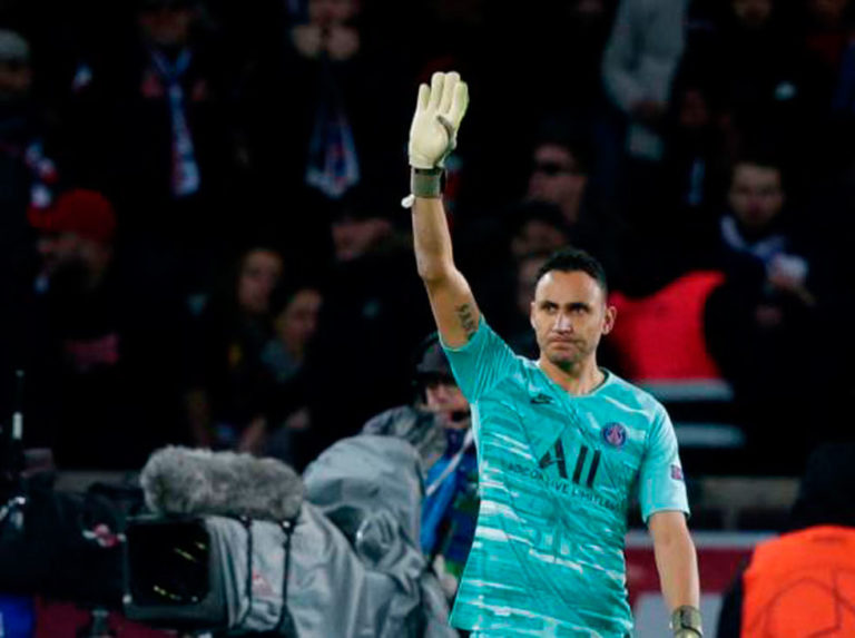 Keylor recibió el cariño del Bernabéu en su vuelta