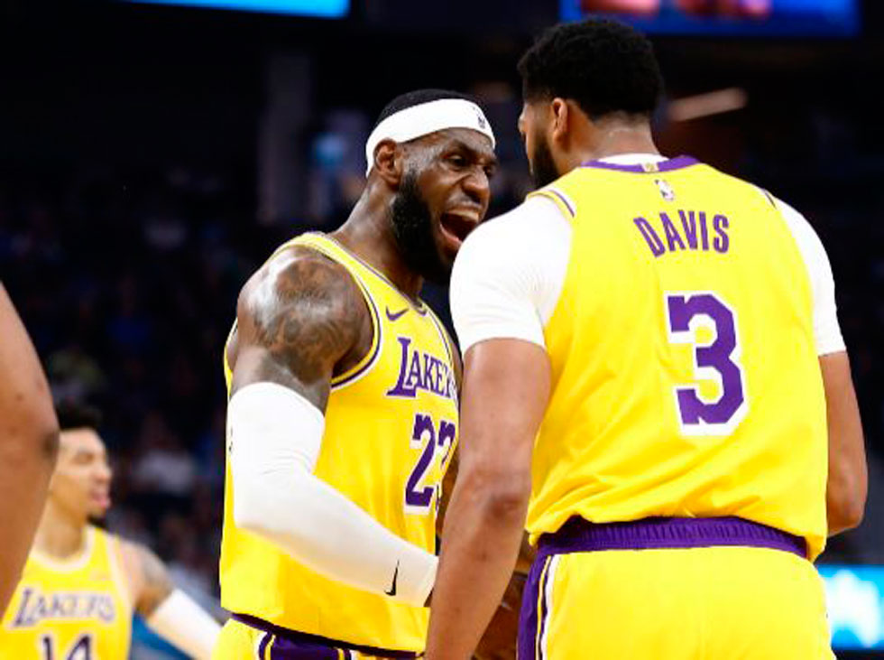 LeBron James y Davis