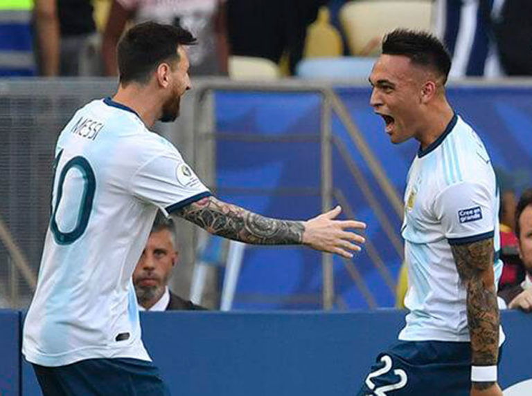 Diego Milito: Messi y Lautaro tienen afinidad natural