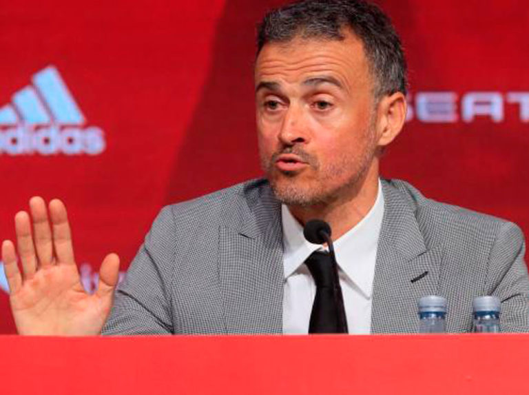 Luis Enrique: Aparentemente está bien, pero los entrenadores somos cagones