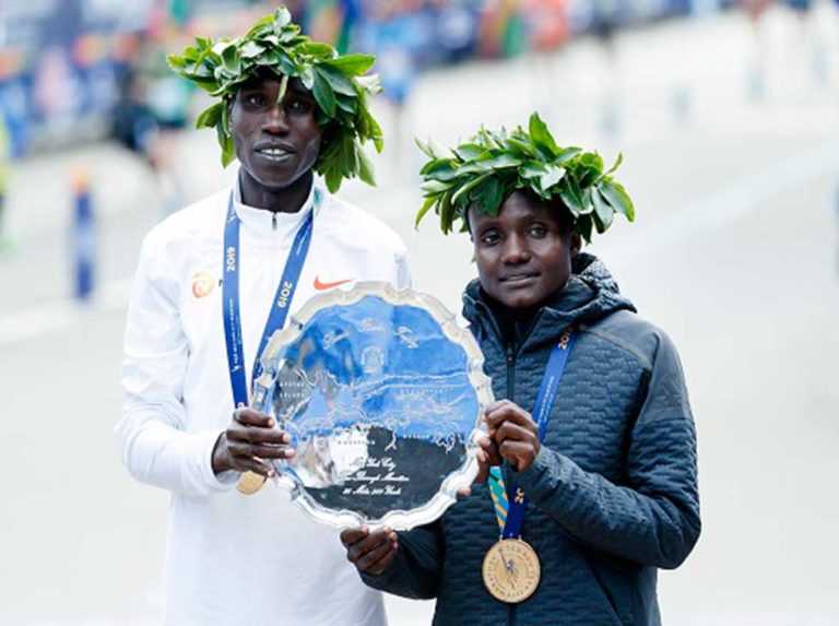 Kenianos se alzaron en el maratón de Nueva York
