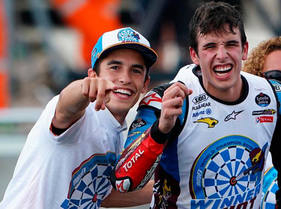 Marc Márquez y Alex Márquez