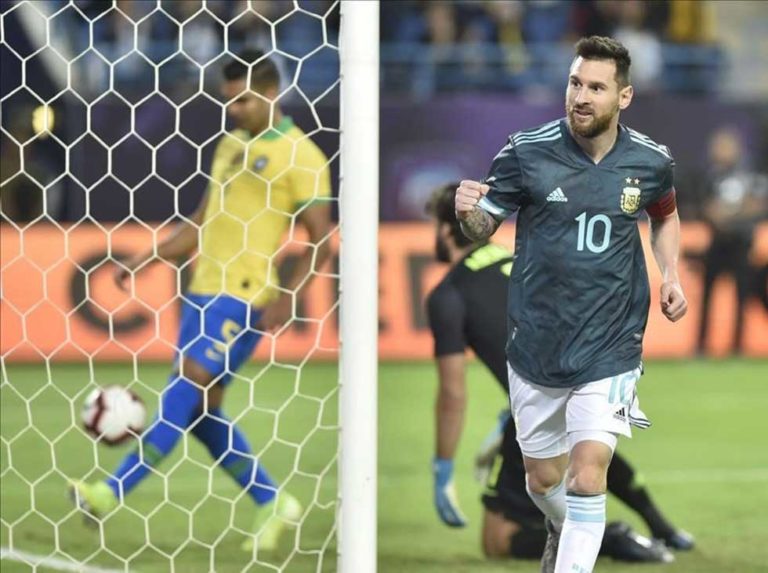 Messi comanda triunfo albiceleste ante Brasil