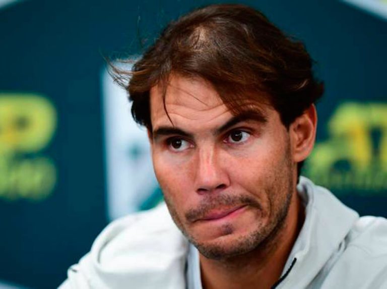Nadal no ve prudente que el tenis vuelva a corto plazo