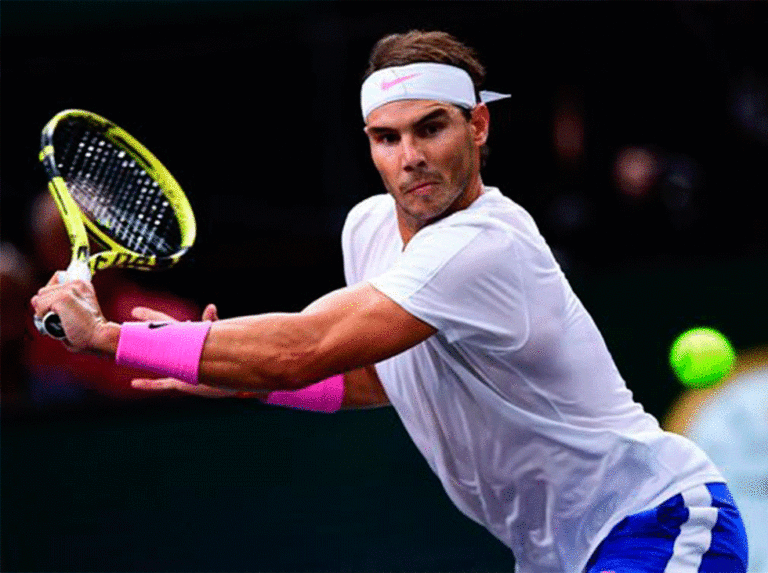 Nadal ya se entrena en el O2 de Londres