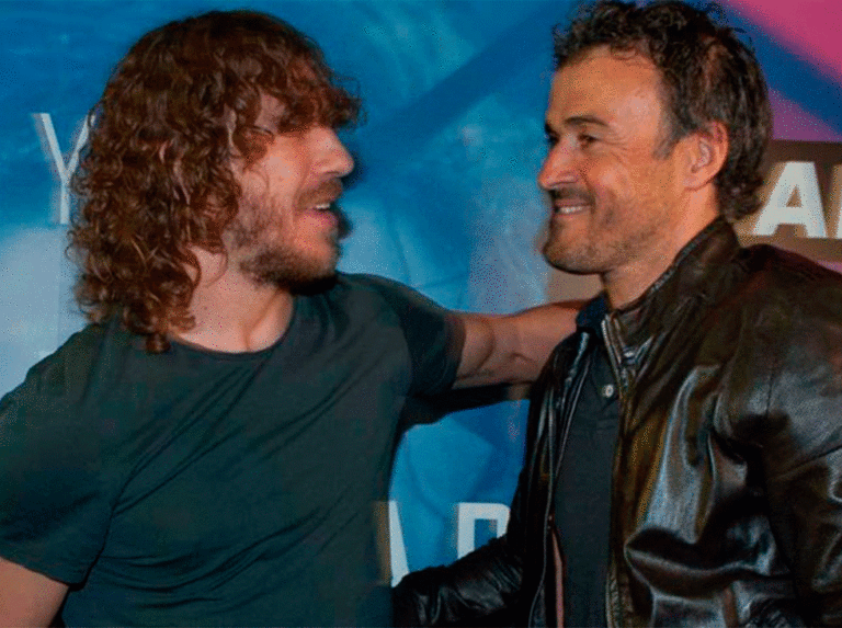 Puyol envió sus buenos deseos a Luis Enrique