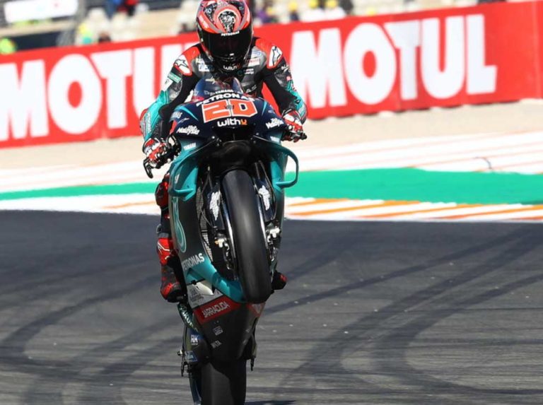 Fabio Quartararo cierra la jornada al frente