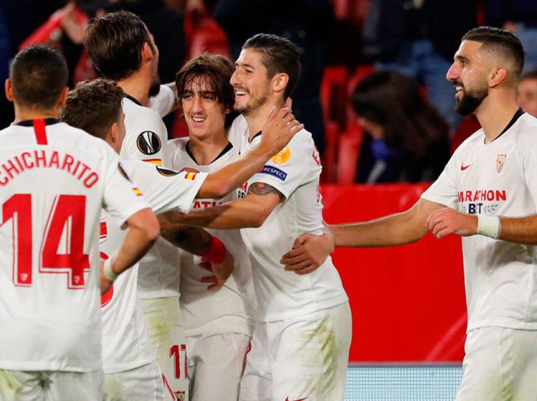 Sevilla añadió quinta victoria en Liga Europa