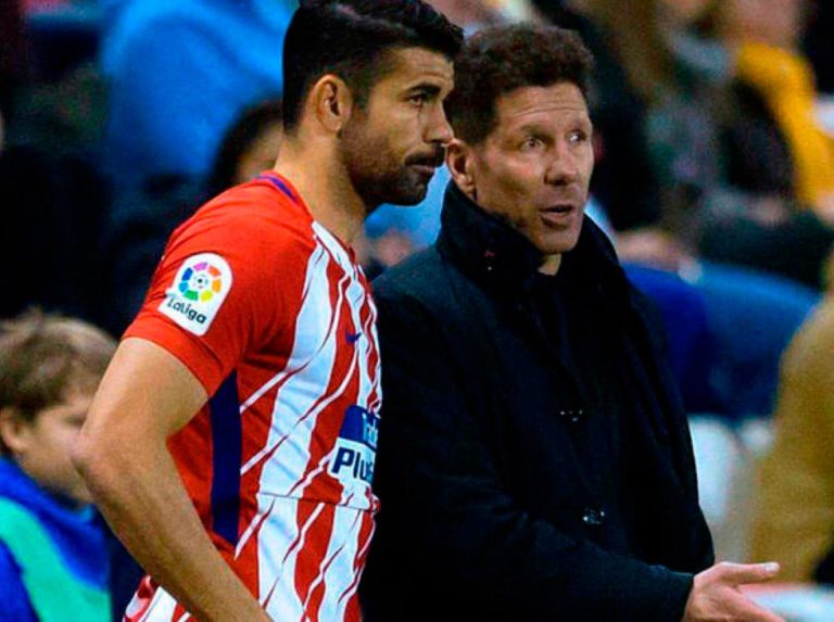 Simeone insiste con Diego Costa fuera del once para Sevilla
